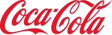 11.5"W Coca-Cola Logo Stickers - Choose Color/Quantity - Details in Description