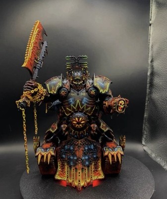 [DISPLAY ONLY ] Warhammer 40k Khorne Lord of Skulls - Pro Painted OSL Lava