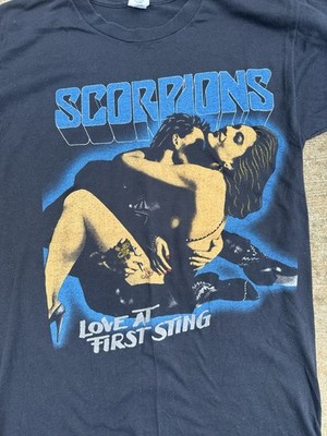 Vintage 1984 Scorpions Love At First Sting Shirt Size Large Rare