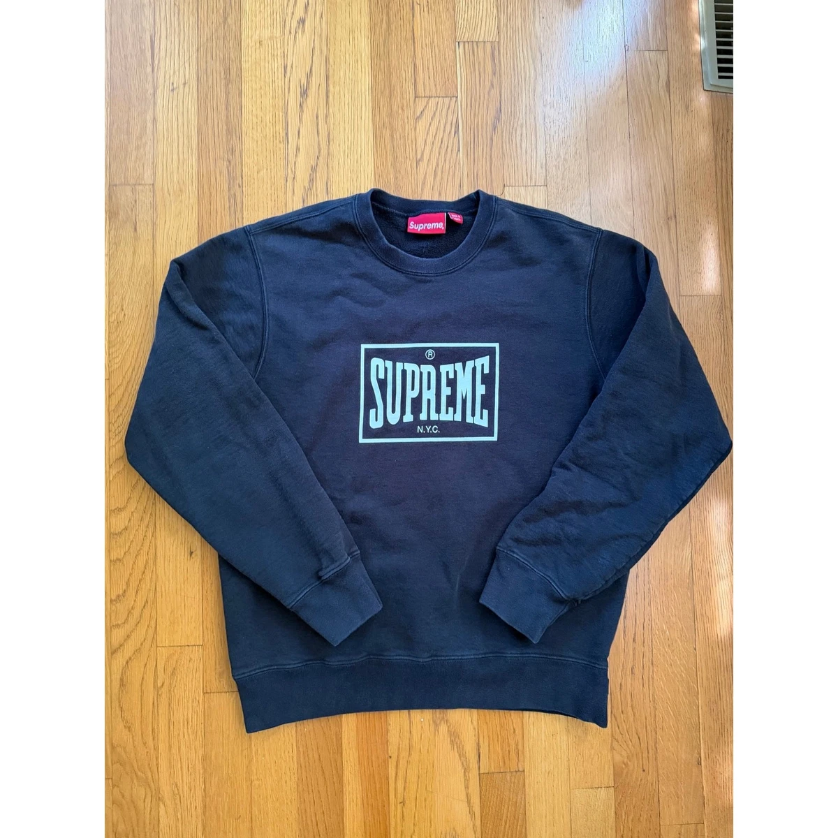 Supreme Black Crewneck Sweaters for Men for sale | eBay