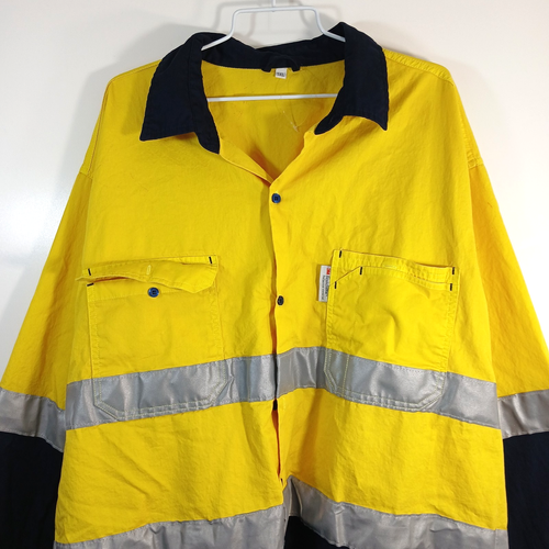 3M Scotchlite HiVis Lanterna Pesce 5XL Sicurezza Manica Lunga Riflettente Bottoni - Foto 2 di 10