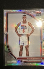 2020-21 Panini Prizm - USA Basketball David Robinson #5 Silver Prizm