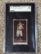 1912 T207 Oscar Stanage Recruit Little Cigars Baseball Detroit Highest Graded