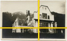 1917 VELO D'ASTICO (Vicenza) - VILLA LA MONTANINA bombardata - guerra ww1 WWI