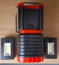 Campinglampe mit 2 Taschenlampen - KRYOLIGHTS - neu