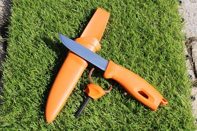 Swedish FireKnife BIO 2in1 ''Light My Fire'' Rusty-Organe