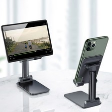 Phone Holder for Desk Cell Phone Stand Universal Cellphone Stand Holder Foldable