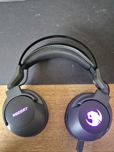 Roccat Elo 7.1 Air PC Gaming Headset Kopfhörer Mikrofon Wlan Kabellos schwarz - Bild 4 von 4