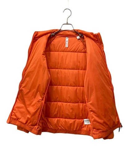 adidas Quilted Jacket Padded Insulated Coat Men's Size L Orange image 3