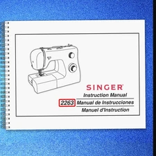 SINGER Simple 2263 Sewing Machine User Manual Operation Guide [WIRE BINDING]