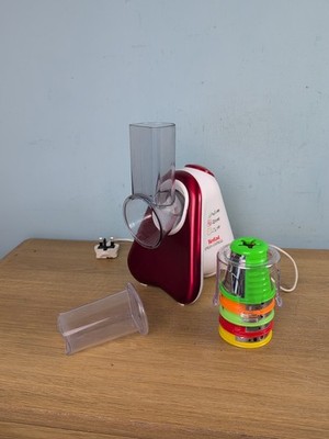 Tefal Fresh Express Zerkleinerer Hobel Reibe 3-in-1 Lebensmittel Vorbereitung Maschine Rot