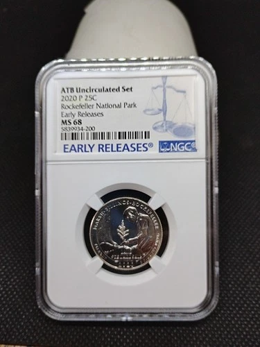 2020 P ATB NATIONAL PARK Quarter 25c NGC MS 68