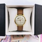 Vintage Vostok MIR Ivory Dial Wrist Watch 18 Jewels Shockproof 2209 1950s USSR