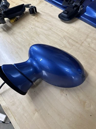 1998-2002 BMW Z3 M Roadster LH Driver Side Door Mirror ESTORIL BLUE