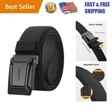 Men's Stretch Tactical Belt 1.5" Quick Release for Comfort & Versatility 42"-46"