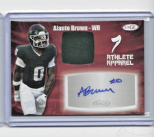 2026 Sage Low Series Alante Brown Athlete Apparel Rookie Jersey Auto AAA-AB2