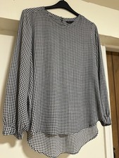 M&S Size 18 Gingham Blouse