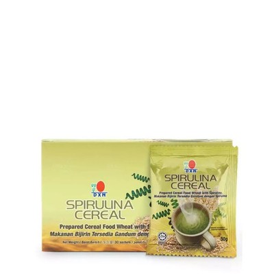 2 X 30 Satchets DXN SPIRULINA CEREALS  Breakfast Cereals Healty with Spirulina 