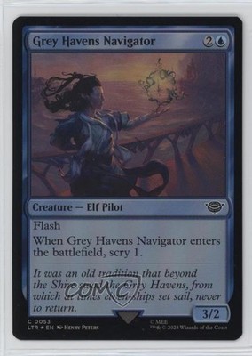 Grey Havens Navigator Foil Magic: Tales of Middle Earth Lord the Rings LTR #0053