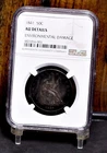 1841 Liberty Seated Half Dollar - NGC AU Details Enviro Damage (#60064-L)