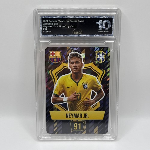 Neymar JR - Holo Foil Soccer Card 2024 - Graded 10 - Brazil World Cup