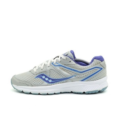 Saucony Damen Cohesion 11 Sneaker Grau/Blau/Weiß Niedrig Laufschuh EU 40.5