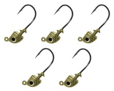 Tungsten Swimbait Jig Heads - 3D Realistic Eyes Attract Bass and More- Swim B...