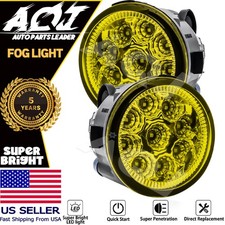 New Pair Yellow Led Fog Lights Left Right Lamp For Infiniti M35h 2012-2013
