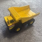 Tonka Turbo Diesel Yellow and Black Dump Truck Pressed Steel Toy