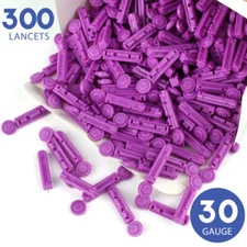 300x Twist Top Blood Lancets 30g For Blood Diabetic Glucose Test Testing Lancet