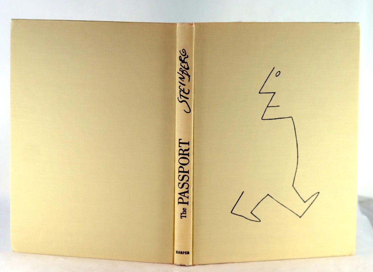 Saul Steinberg 1st Ed 1954 The Passport New Yorker Cartoons