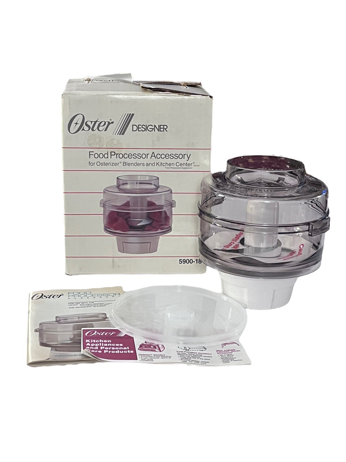 Oster 590018 Food Processor Accessory For Osterizer Blenders Kitchen