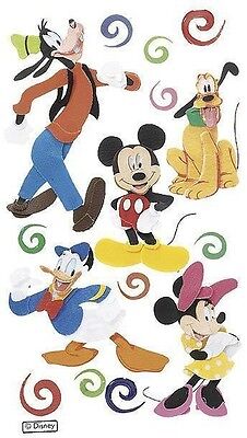 DISNEY Mickey Minnie Mouse Donald Duck Goofy Pluto Friends Stickers Crafts | eBay DISNEY Mickey Minnie Mouse Donald Duck Goofy Pluto Friends Stickers Crafts | eBay
