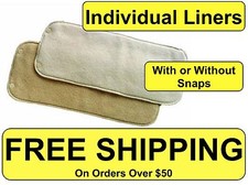 Motherease Cloth Diaper Insert / Liner NEW Mother Ease