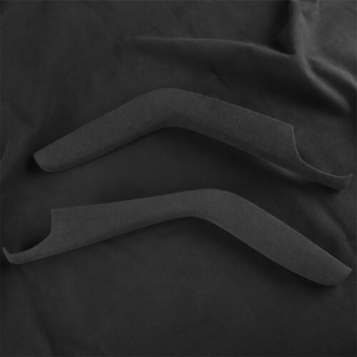 Suede Black Gray Central Control Gear Shift Side Trim For Honda Civic 10th 16-21 - Foto 6 di 10
