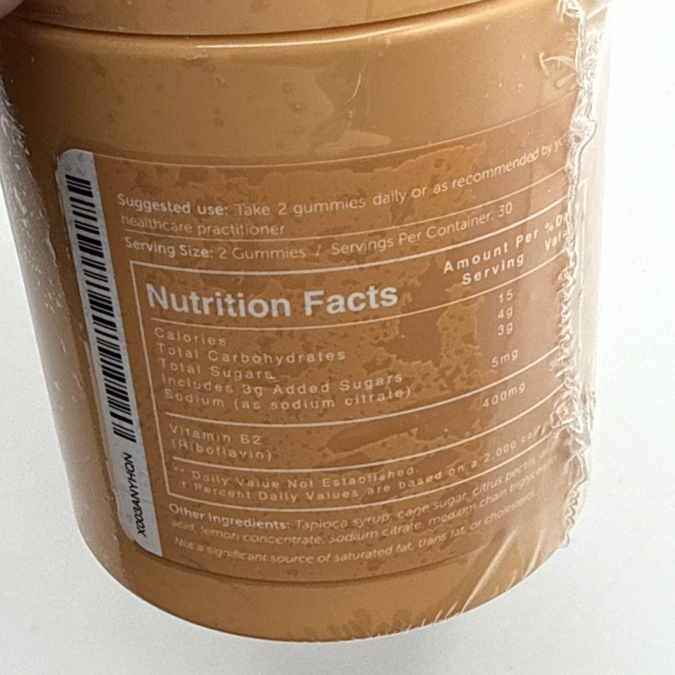 Kind Nature 维生素 B2 Gummies 核黄素 400 毫克偏头痛缓解有效期至 08/26 — 第 4/4 张图片