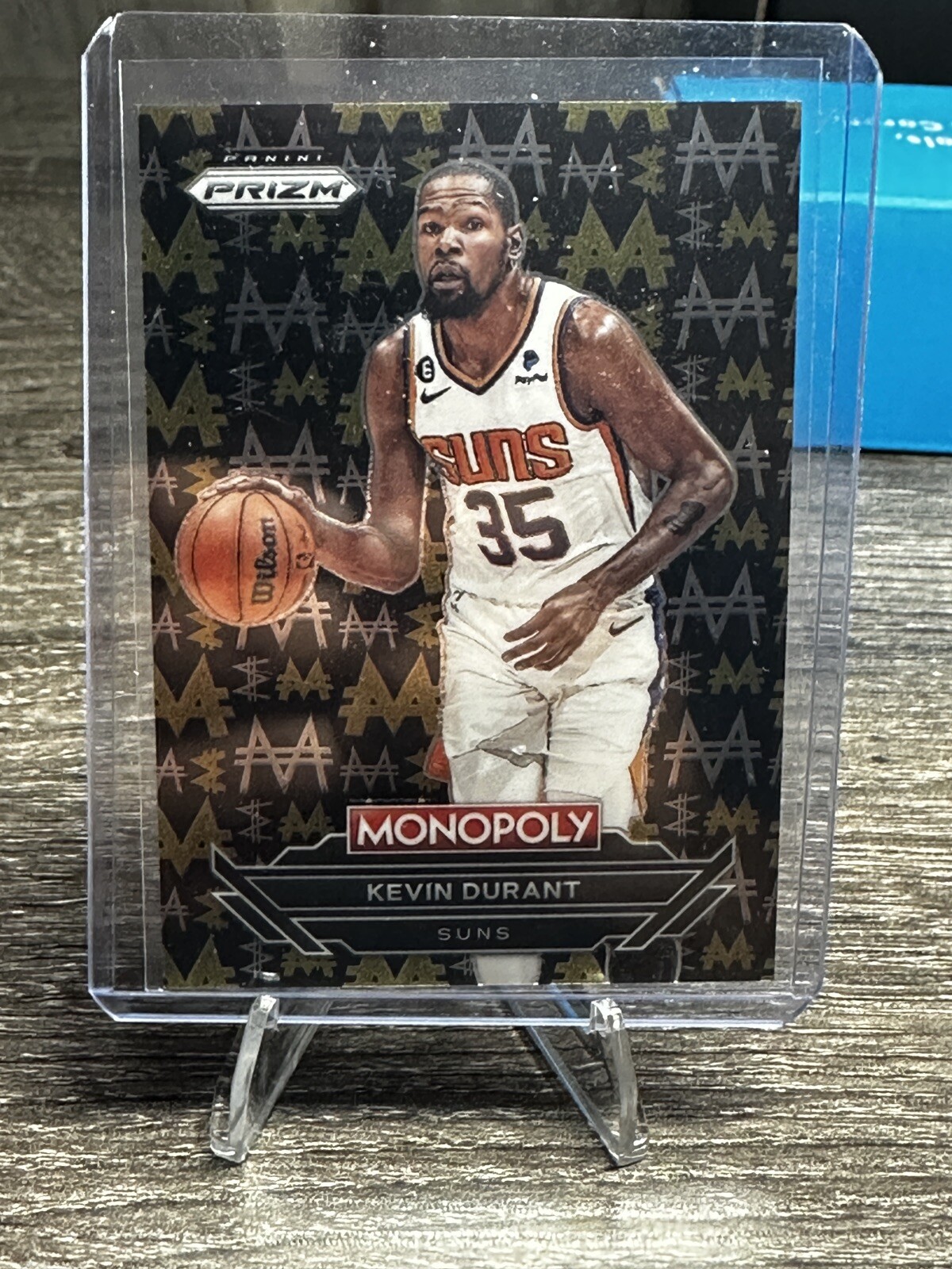 2023-24 PRIZM Monopoly KEVIN DURANT Millionaire Black Prizm SSP CASE HIT