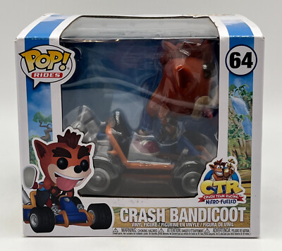Funko POP! Rides 64 CTR Crash Team Racing Nitro Fueled Crash Bandicoot