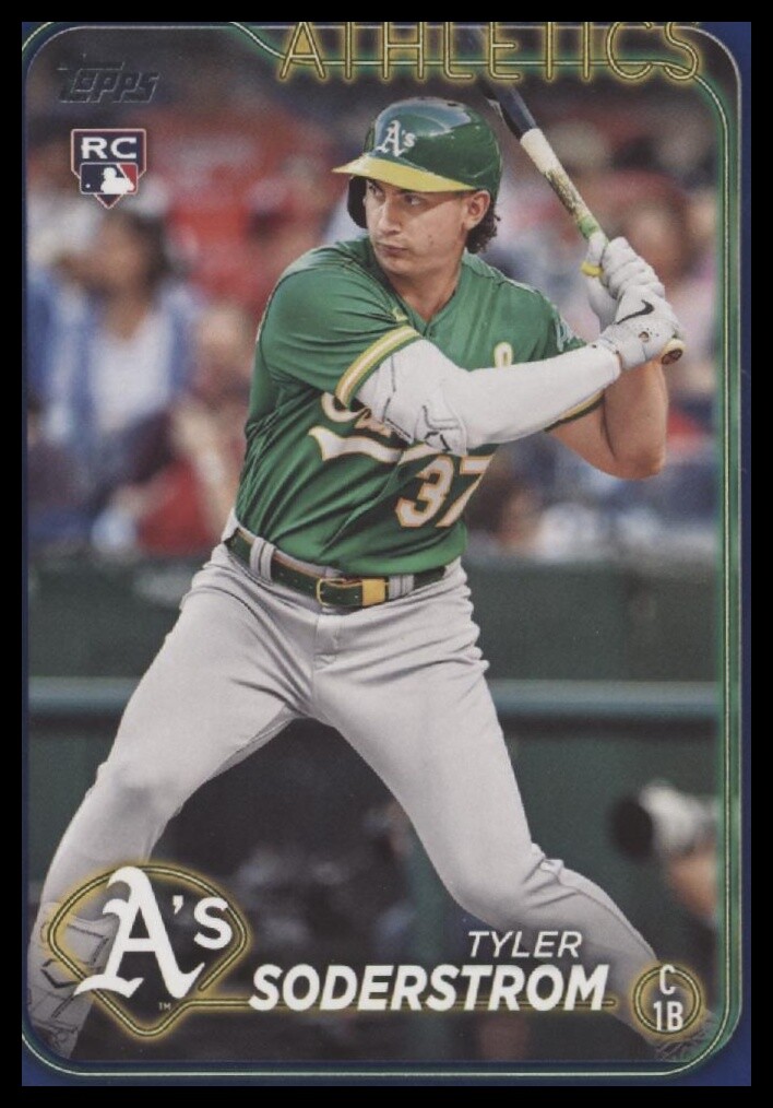 2024 Topps #244 Tyler Soderstrom Rainbow Foil
