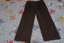 VTG Brooks Brothers BrooksBlend Wool Pleated Trousers Made in USA ACTWU 36x29