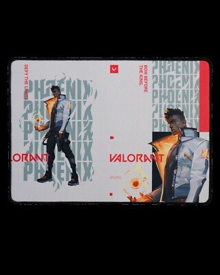 OFFIZIELLES VALORANT MAUSPAD/MAUSMATTE - Phoenix Grey