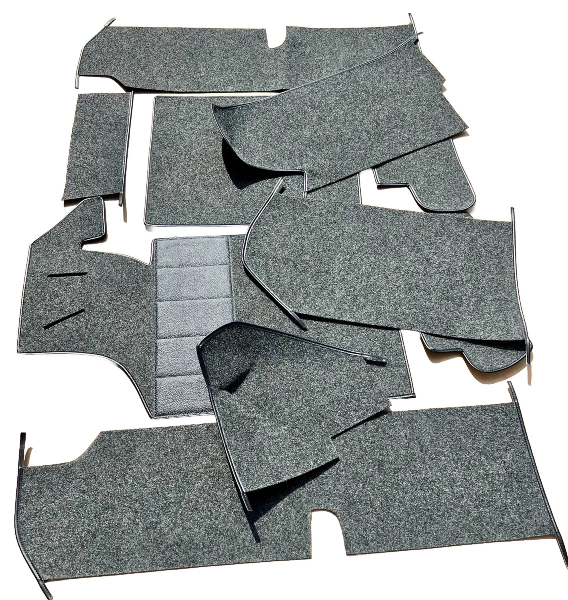 Porsche 914 914-6 70-71 Charcoal Grey Perlon Felt Interior Carpet