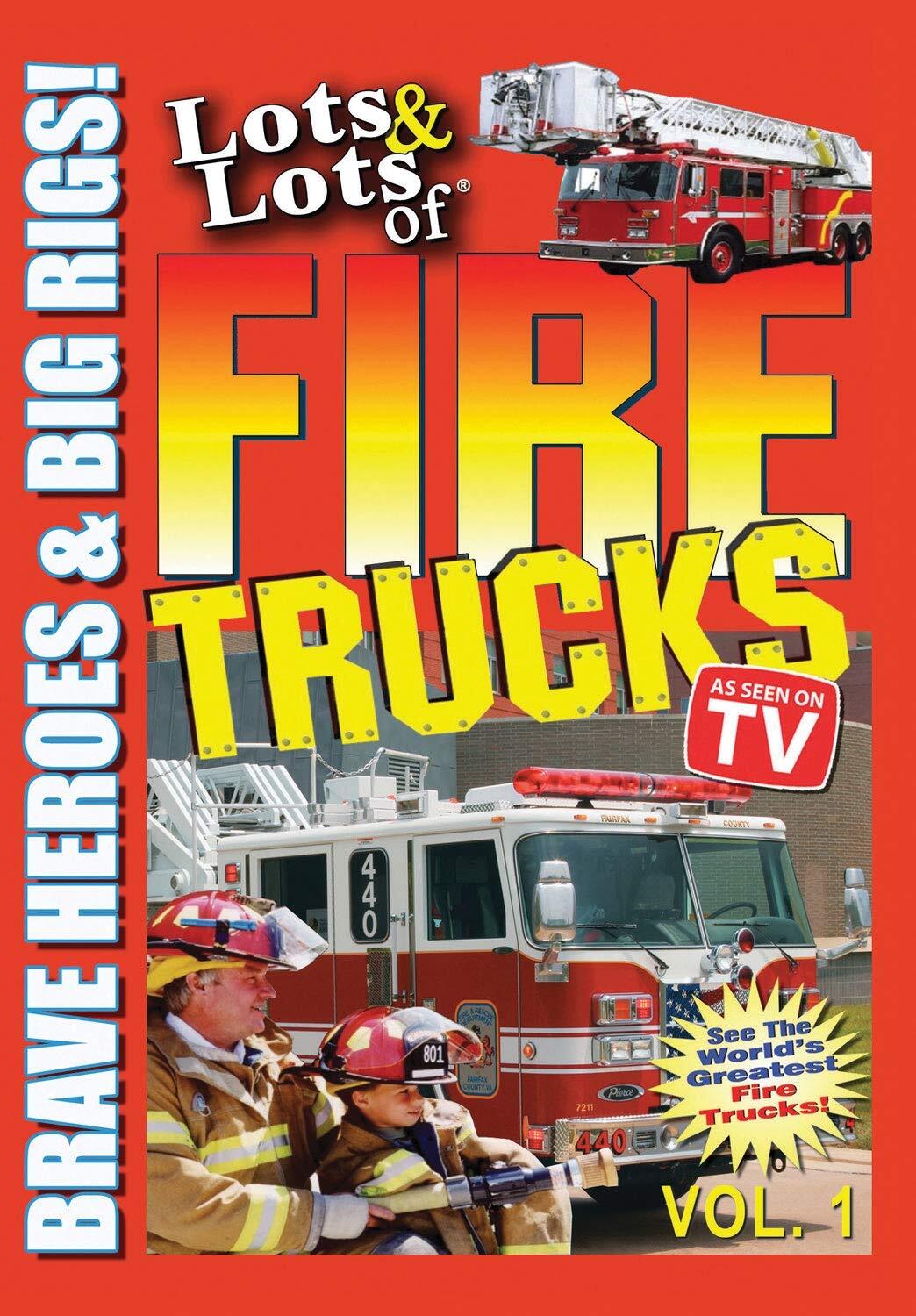 Lots & Lots of Fire Trucks Volume 1 - Brave Heroes and Big Rigs (DVD) Fire tucks