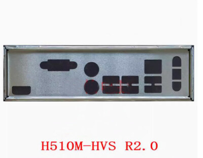 Shield I/O IO Backplate For ASRock H510M-HVS R2.0 Motherboard