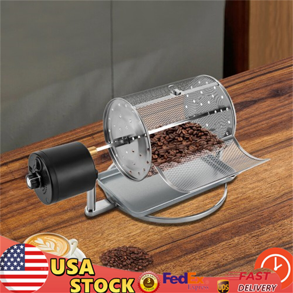 14W Electric Coffee Bean Roaster Baking Peanuts Pine Nuts Roaster Baking  Machine