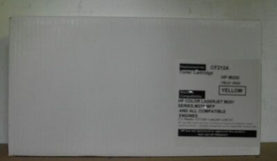 Yellow Toner for HP LJ Pro 200 Color M 251 276 N NW Replaces HP CF212A 131A Comp