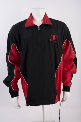 90’s Vintage Champion R/W NEWPORT:XL Vintage CHAMPION Track Jacket Full Zip Size XL Red 90s Sport