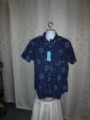 Short Sleeve Button front Men's Shirts Sonoma,XXL,XL,L,M,S,Multi Color & Solid N - Picture 42 of 302