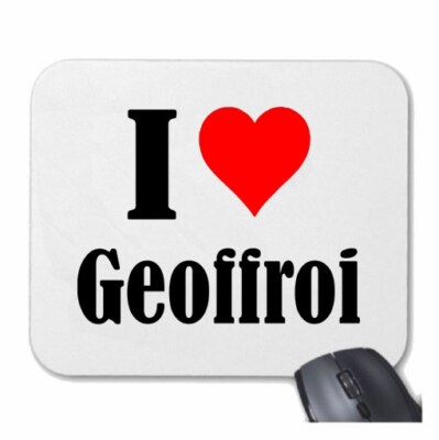 MOUSEPAD Mauspad I Love Geoffroi Ich Liebe Geoffroi
