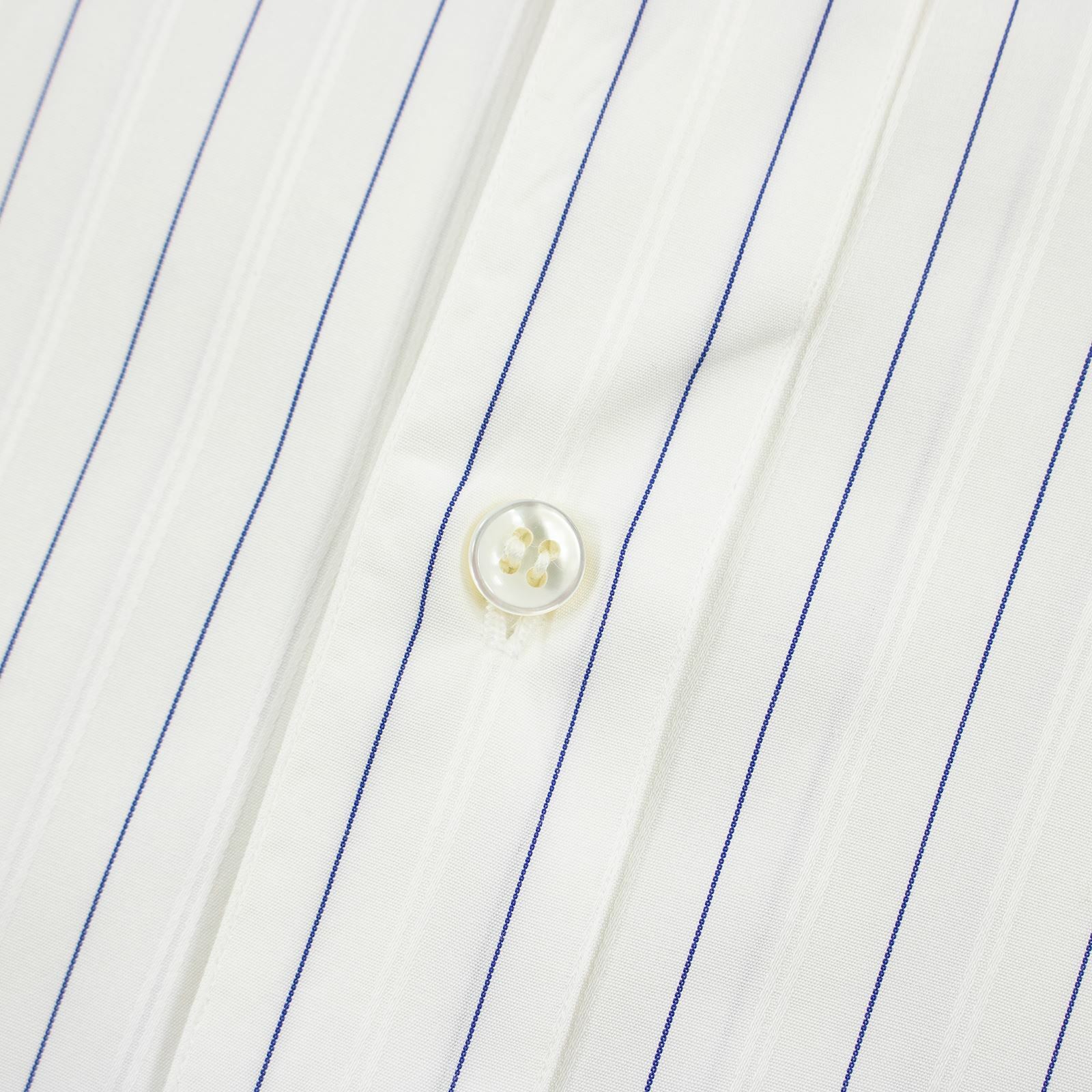 Ameri White Blue Cotton Multi-Striped MOP Spread … - image 2